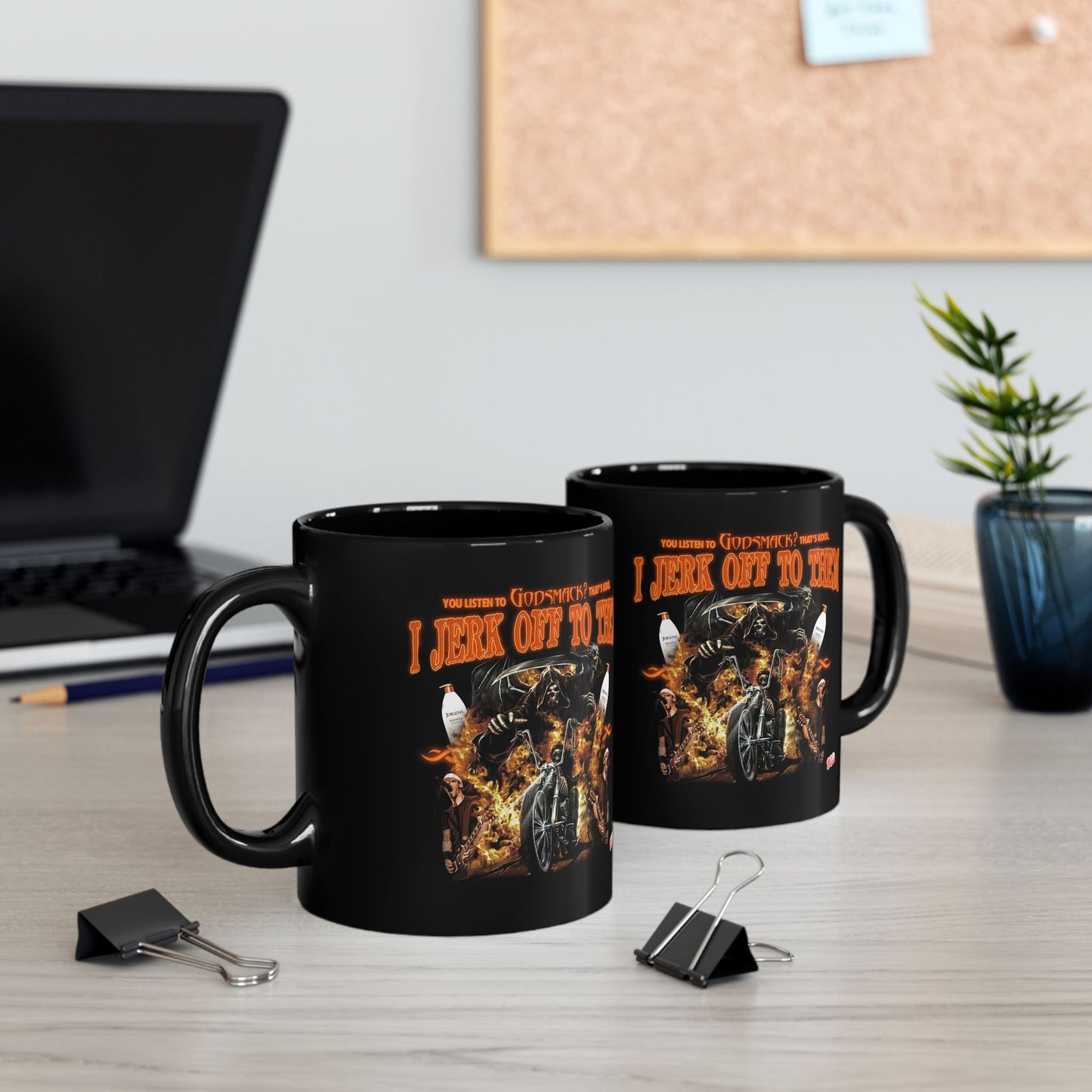 Hey Man, You Listen To Godsmack? | Black Mug (11oz, 15oz)