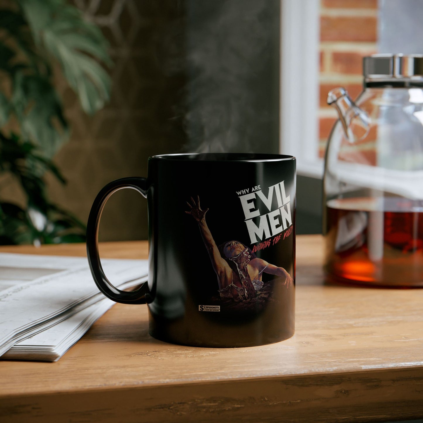 Why EVIL MEN Ruining the World? | Black Mug (11oz, 15oz)