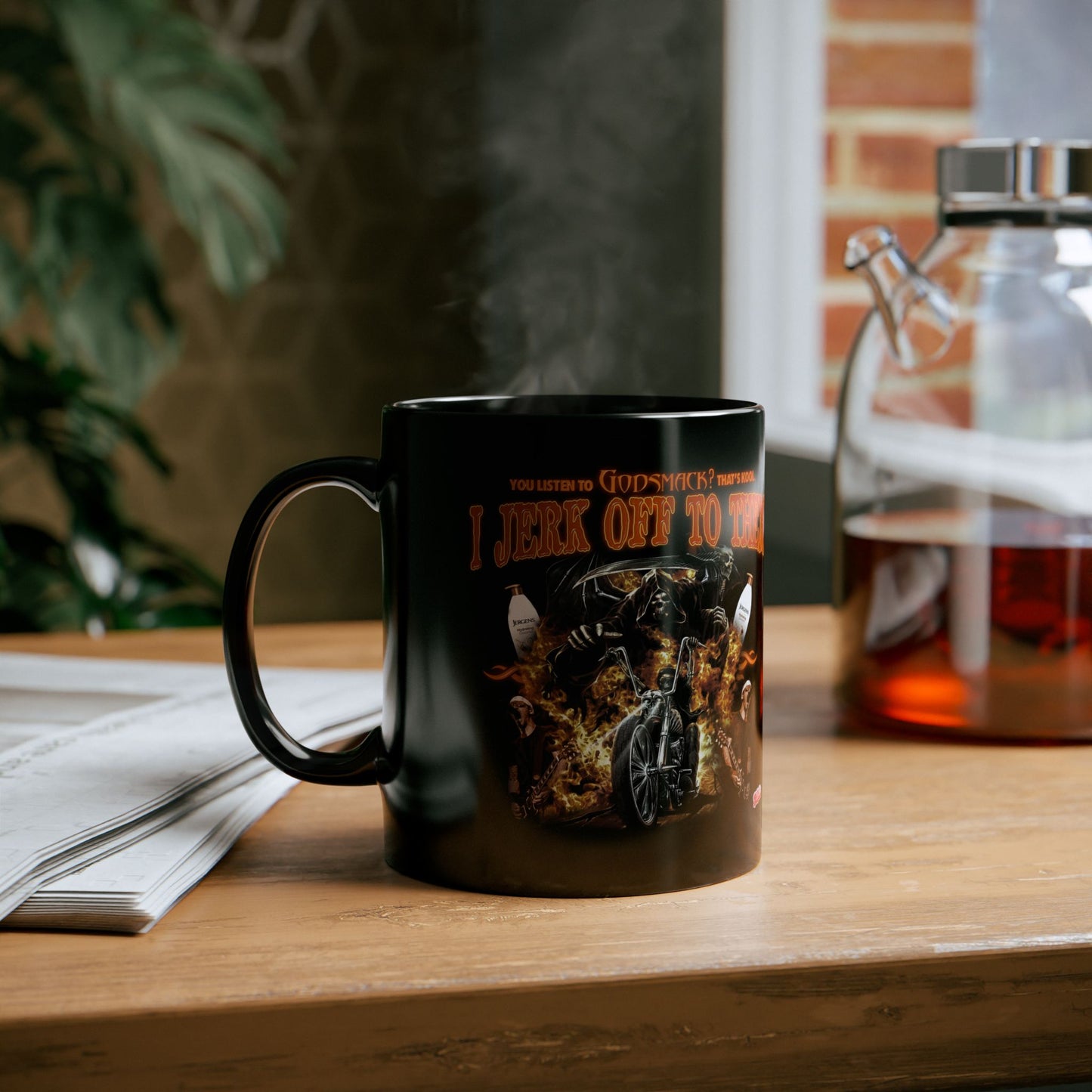 Hey Man, You Listen To Godsmack? | Black Mug (11oz, 15oz)