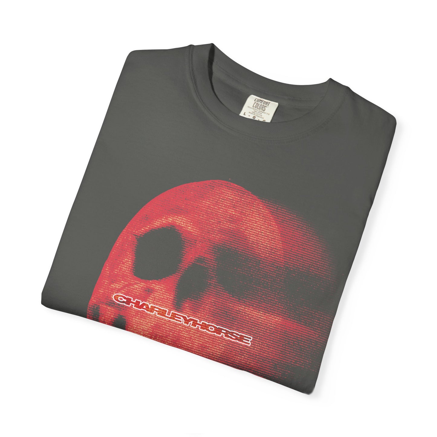 charleyhorse : stretch skull shirt (comfort colors)