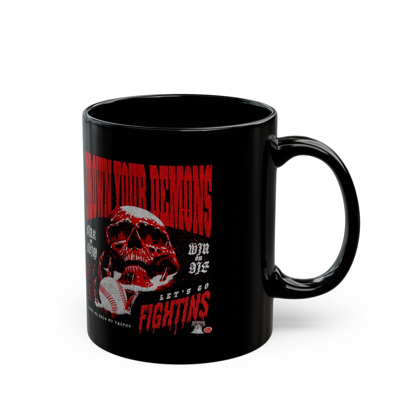 FIGHTINS RED OCTOBER | Black Mug (11oz, 15oz)