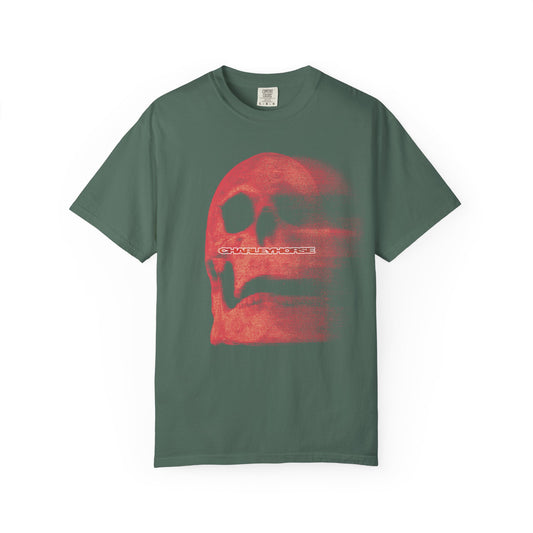 charleyhorse : stretch skull shirt (comfort colors)