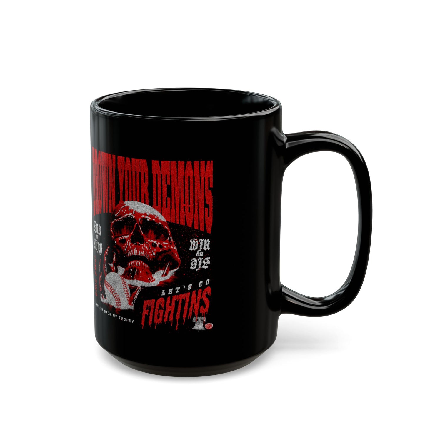 FIGHTINS RED OCTOBER | Black Mug (11oz, 15oz)