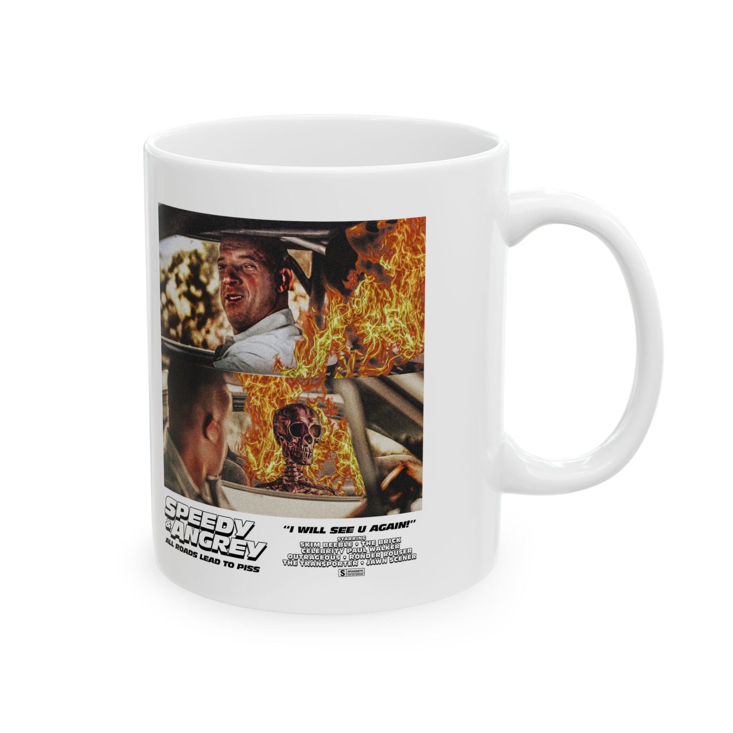 Speedy & Angrey Poster | Mug, (11oz, 15oz)